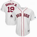 2018 World Series Boston Red Sox #19 Jackie Bradley Jr. white kid majestic baseball Jersey