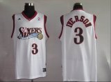 Philadelphia 76ers 3# Iverson White NBA Jerseys