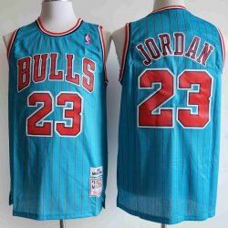 Chicago Bulls #23 Michael Jordan green throwback nba basketball jersey-XD