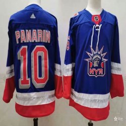 Adidas New York Rangers #10 Artemi Panarin blue NHL Jerseys-PD