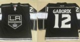 Youth Los Angeles Kings Marian Gaborik 12 black NHL Jersey