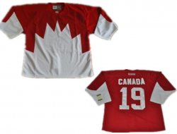 NHL Canada team 19# White hockey jerseys