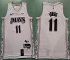 Nike Dallas Mavericks #11 Kyrie Irving white nba jerseys city version-HL