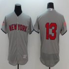 2016 New York Yankees Alex Rodriguez #13 gray Flexbase Authentic Collection Jersey