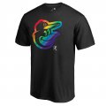 Men's Baltimore Orioles Fanatics Branded Pride Black T-Shirt