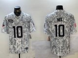 Denver Broncos #10 Bo Nix Nike Arctic Camo 2024 Salute to Service Limited