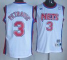 New Jersey Nets #3 Drazen Petrovic white nba Jersey