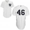 New York Yankees 46# white mlb jersey