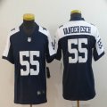 Youth Dallas Cowboys #55 Leighton Vander Esch Nike blue white Color Rush Limited Jersey