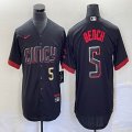 Nike Cincinnati Reds #5 Bench black majestic baseball jerseys -BD 01