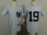 youth New York Yankees Masahiro Tanaka 19# White MLB Jersey