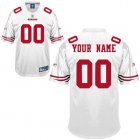 San Francisco 49ers Customized Personalized White nfl Jersey