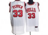 Chicago Bulls PIPPEN 33# white jerseys