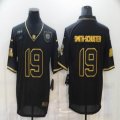 Nike Pittsburgh Steelers #19 Smith-Schuster throwback black Salute To Service Limited Jersey-BD