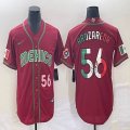 2023 World Cup Mexico #56 Randy Arozarena red majestic baseball jerseys 34