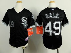 Youth Chicago White Sox #49 Chris Sale Alternate Home Cool Base Jersey