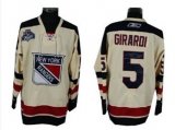 New York Rangers 5 GIRAROL cream 2012 winter Classic Jerseys