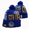 2024 Golden State Warriors blue NBA Sports Cuffed Knit Hats