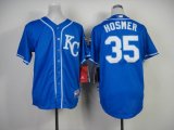 Yourh Kansas City Royals HOSMER 35# mlb Blue jersey