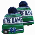 2024 Notre Dame Fighting Irish green white blue NCAA Sport Cuffed Knit Hats 01