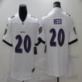 Nike Baltimore Ravens #20 Ed Reed white Color Rush Limited Jersey