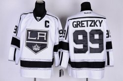 Los Angeles Kings #99 Wayne Gretzky White 3rd Premier Hockey Jersey