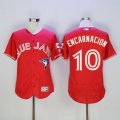 2016 Toronto Blue Jays #10 Edwin Encarnacion red elite MLB Jerseys