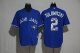 2017 Toronto Blue Jays #2 Troy Tulowitzki blue MLB baseball jersey