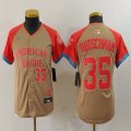 Youth Nike Baltimore Orioles #35 Adley Rutschman Cream 2024 MLB All-Star jersey 01