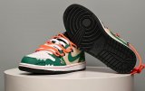 Women 2023 Air Jordan 1 basketball Shoes green white black