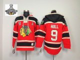 Chicago Blackhawks Bobby Hull 9 Red hockey jerseys