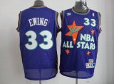 Adidas New York Knicks 1995 All Star #33 Patrick Ewing Swingman White 1995 All Star Throwback NBA Jersey