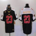 Nike San Francisco 49ers #23 Christian McCaffrey black white Nike Vapor F.U.S.E. Limited Jersey-BD