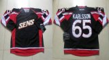 Ottawa Senators #65 Erik Karlsson Black NHL Jerseys