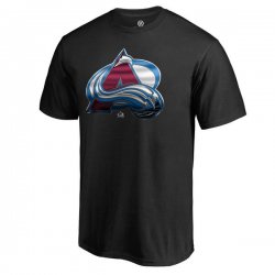 Men\'s Colorado Avalanche Fanatics Branded Black Midnight Mascot Big & Tall T-Shirt