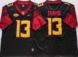 Florida State Seminoles Red #13 Jordan Travis Black college NCAA jerseys