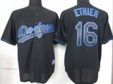 Los Angeles Dodgers #16 Andre Ethier Black MLB Jerseys-ZH