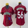 Youth 2023 World Cup Mexico #56 Randy Arozarena red majestic baseball jerseys 01