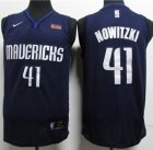 Dallas Mavericks 41# Dirk Nowitzki dark blue nike nba jersey-LC