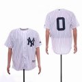 New York Yankees #0 white majestic MLB Jersey