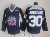 2015 reebok New York Rangers 30 Henrik Lundqvist blue ice hockey Jersey