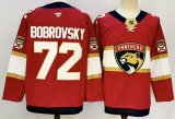 Florida Panthers #72 Sergei Bobrovsky red hockey Jersey-PD