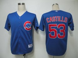 MLB Jerseys Chicago Cubs 53 Castillo Blue