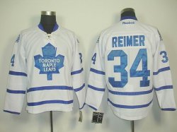 Reebok Toronto Maple Leafs 34 REIMER nhl white jersey