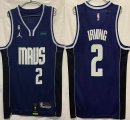 Dallas Mavericks #2 Kyrie Irving blue nba basketball jerseys 6 patch