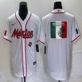 2023 World Cup Mexico blank white majestic baseball jerseys 37