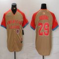 American League #29 Tarik Skubal Nike Cream 2024 MLB All-Star Game Limited Jersey