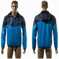 2015 Adidas Training All Weather soccer Jacket dark blue-blue