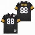 Pittsburgh Steelers 88 Lynn Swann black 1976 throwback nfl jerseys-SG