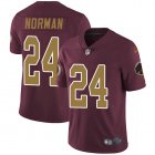 Washington Redskins #24 Josh Norman red gold Color Rush Limited Jersey